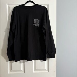 Vans Triple Logo Black Long Sleeve Tee